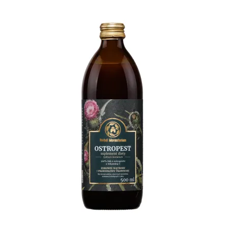 Herbal Monasterium Sok naturalny z Ostropestu - 500 ml