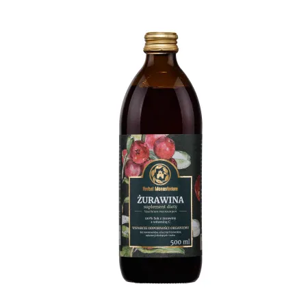 Herbal Monasterium Sok naturalny z Żurawiny - 500 ml
