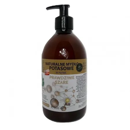 Powrót do natury Naturalne mydło potasowe ze złotem monoatomowym jonowym - 500 ml
