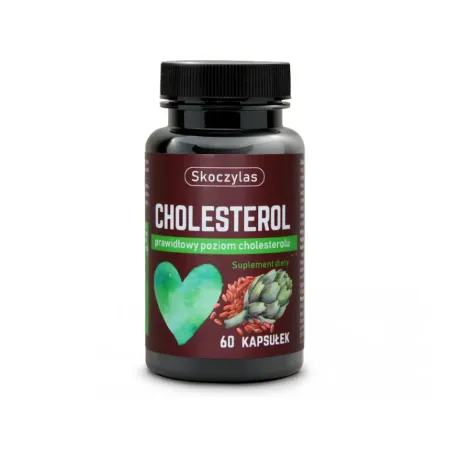 Skoczylas CHOLESTEROL monakolina K, polikosanol, chrom - 60 kapsułek