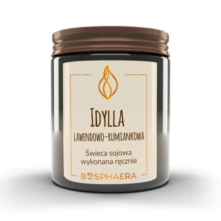 Bosphaera Sojowa świeca zapachowa Idylla lawendowo-rumiankowa - 190 g