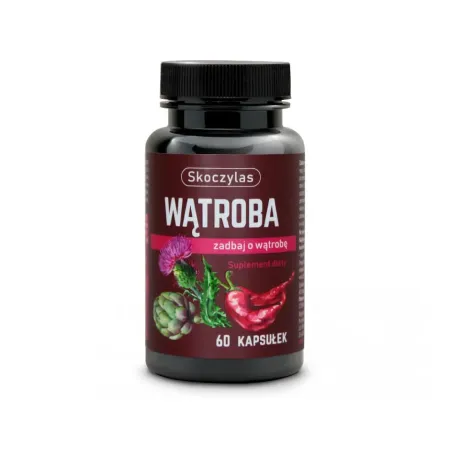 Skoczylas WĄTROBA ostropest, karczoch, kapsaicyna - 60 kapsułek