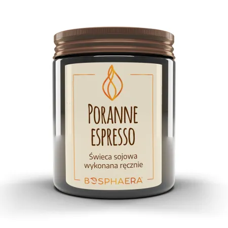 Bosphaera Sojowa świeca zapachowa Poranne espresso - 190g