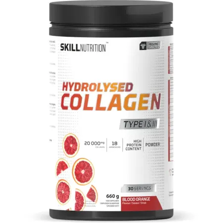 Skill Nutrition Kolagen Typu I i III Hydrolizowany Blood Orange - 660 g