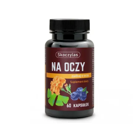 Skoczylas NA OCZY aksamitka, luteina, zeaksantyna - 60 kapsułek