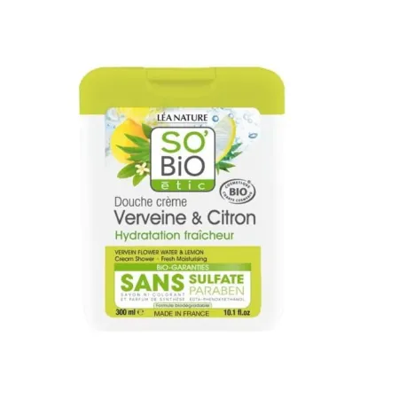 So Bio ŻEL POD PRYSZNIC CYTRYNA I WERBENA, ECOCERT - 300 ml