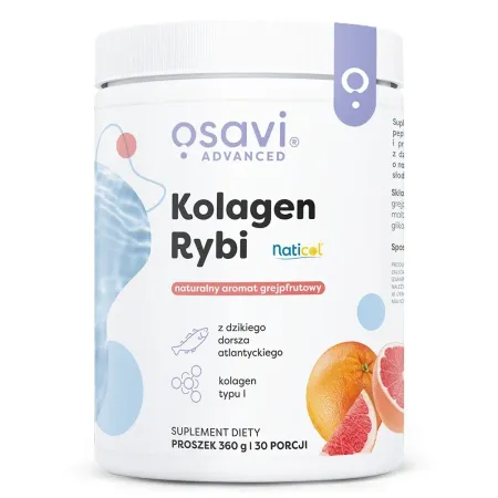 Osavi Kolagen Rybi z Dzikiego Dorsza Grejpfrut - 360 g