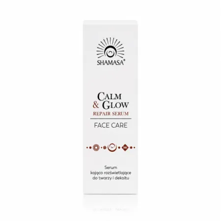 shamasa Serum Calm&Glow - kojąco rozświetlające serum do twarzy i dekoltu - 30 ml