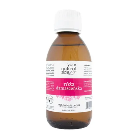 Your Natural Side Woda Różana z Kwiatów Róży Damasceńskiej Organic - 200 ml