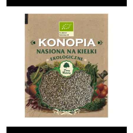 darynatury EKO nasiona na kiełki Konopia - 50 g