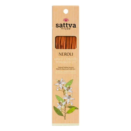 Sattva Kadzidło NEROLI Kwiat dzikiej pomarańczy -  30g
