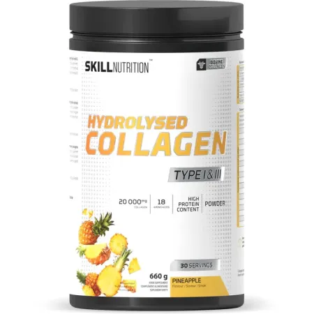 Skill Nutrition Kolagen Typu I i III Hydrolizowany Ananas - 660 g