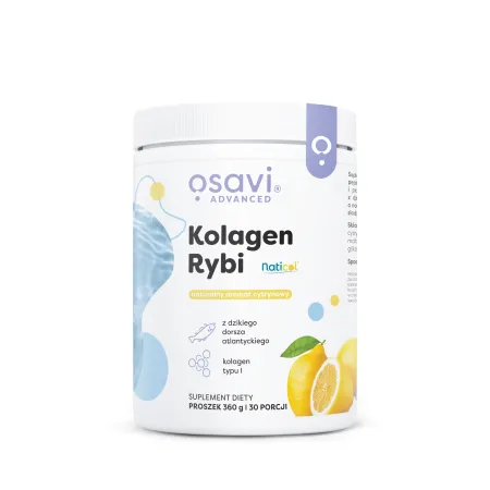 Osavi Kolagen Rybi z Dzikiego Dorsza Cytryna Proszek - 360 g