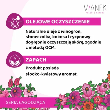VIANEK Łagodzący olejek do demakijażu - 150 ml