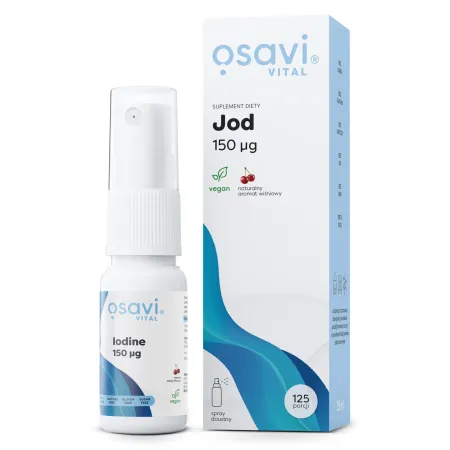 Osavi Jod Spray Doustny, 150 µg Wiśnia - 25 ml