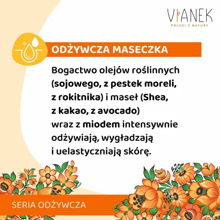 VIANEK Odżywcza maseczka peeling do twarzy - 70 g