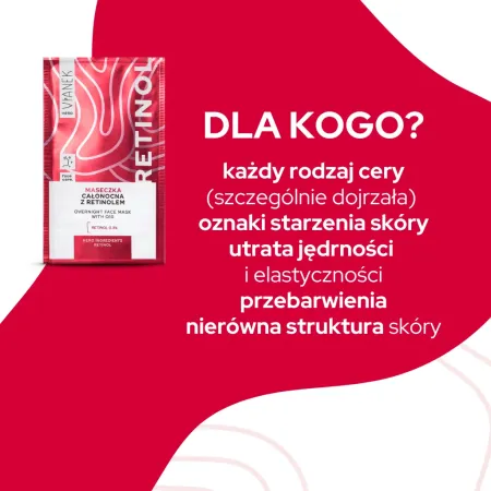 VIANEK HERO RETINOL Maseczka całonocna z retinolem saszetka - 10 ml