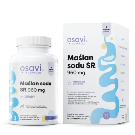 Osavi - Maślan Sodu SR 960mg - 60 kapsułek