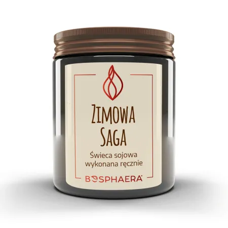 Bosphaera Sojowa świeca zapachowa Zimowa Saga - 190 g