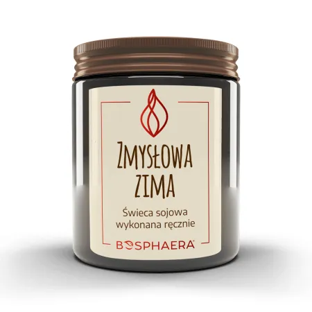Bosphaera Sojowa świeca zapachowa Zmysłowa Zima - 190 g