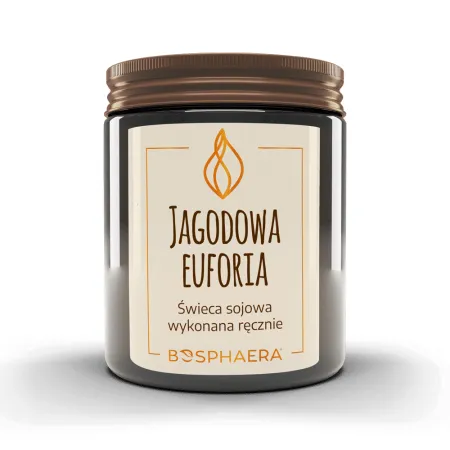 Bosphaera Sojowa świeca zapachowa Jagodowa euforia - 190 g