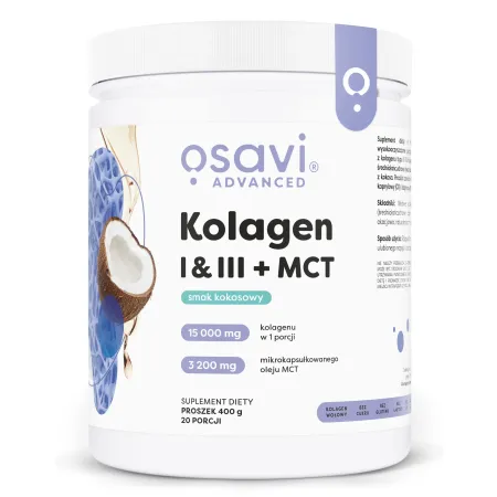 Osavi Kolagen I & III + MCT Kokos - 400 g