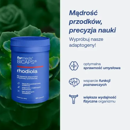 Formeds Bicaps rhodiola - 60 kapsułek