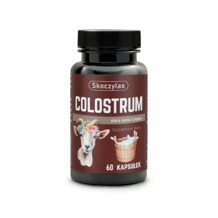 Skoczylas COLOSTRUM siara kozia z pigwą - 60 kapsułek