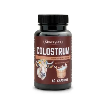 Skoczylas COLOSTRUM siara bydlęca z inuliną - 60 kapsułek