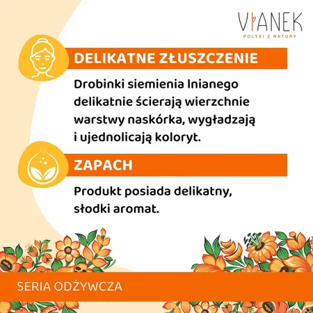 VIANEK Odżywcza maseczka peeling do twarzy - 70 g