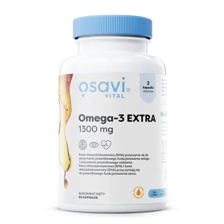 Osavi Omega-3 Extra 1300 mg Cytryna - 60 kapsułek