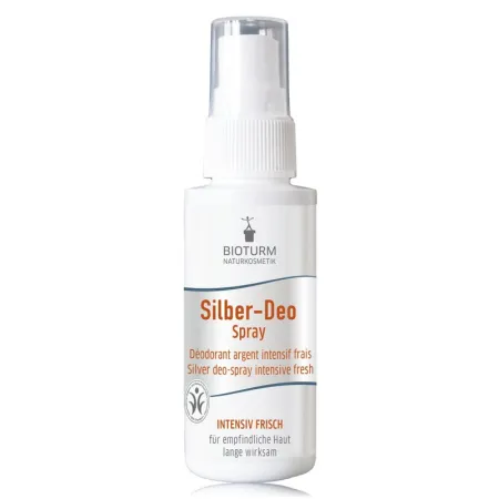 BIOTURM Dezodorant w sprayu na bazie srebra Certyfikat BDIH cytrusowy zapach - 50 ml