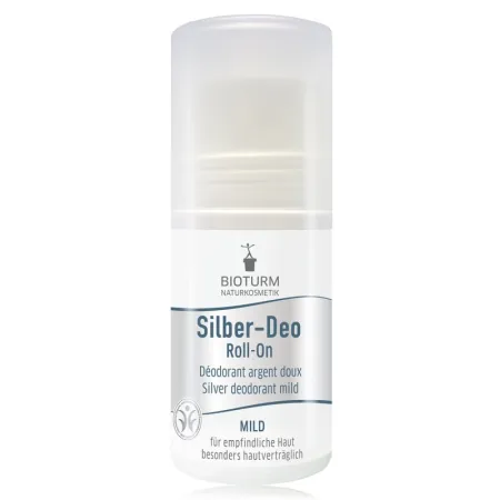 BIOTURM Łagodny dezodorant roll-on z mikrosrebrem o świeżym zapachu - 50 ml
