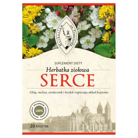Franciszkańska Herbatka ziołowa SERCE FIX - 20 saszetek