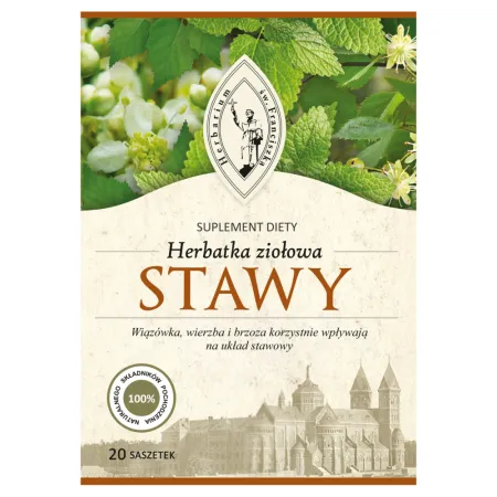 Franciszkańska Herbatka ziołowa STAWY FIX - 20 saszetek