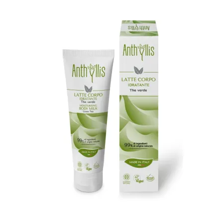 Anthyllis Mleczko do ciała z zieloną herbatą i organicznym masłem shea, nawilżające, 150 ml,