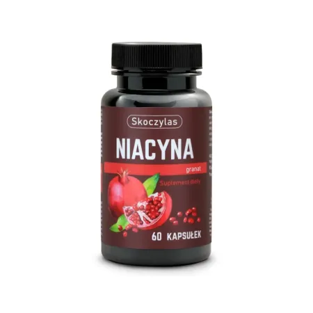 Skoczylas NIACYNA z granatem - 60 kapsułek